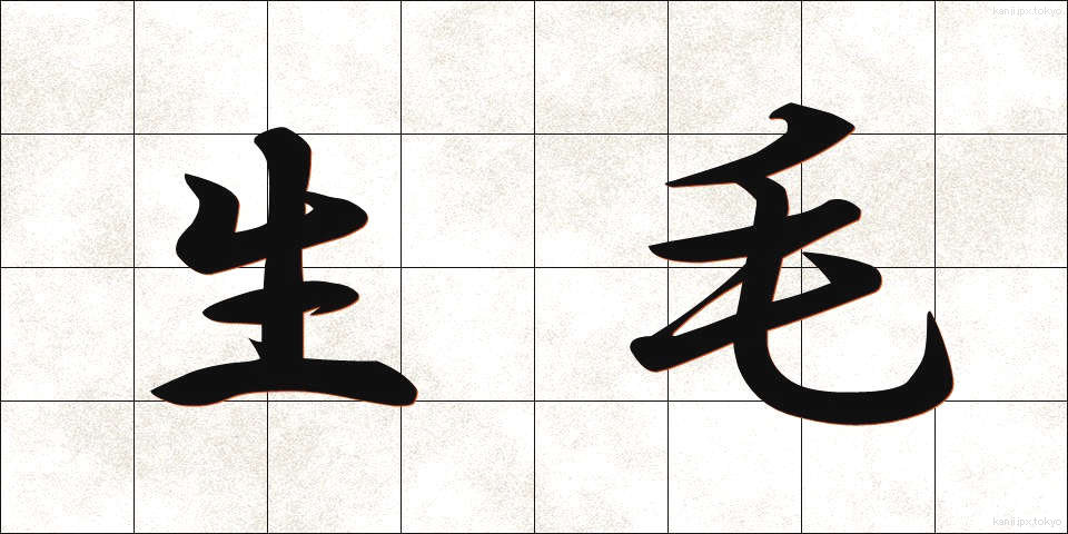 生毛 (なまげ)