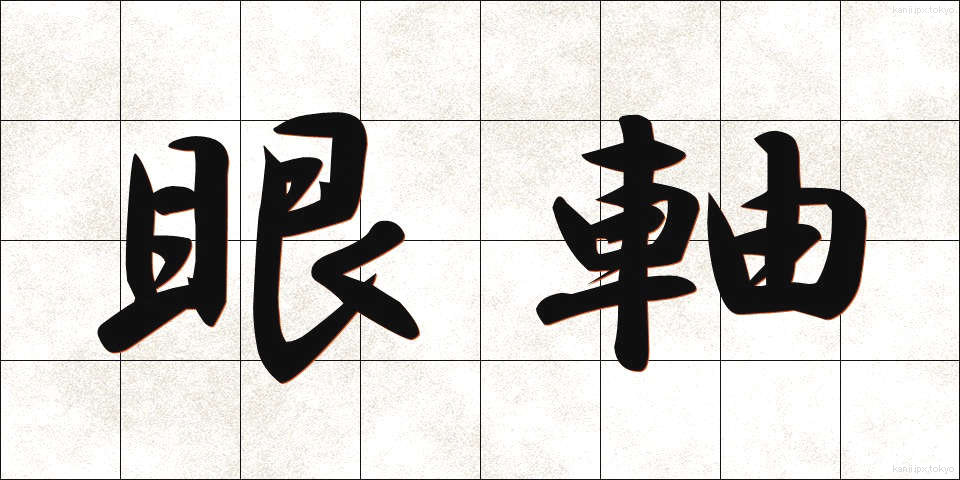 眼軸 (がんじく)