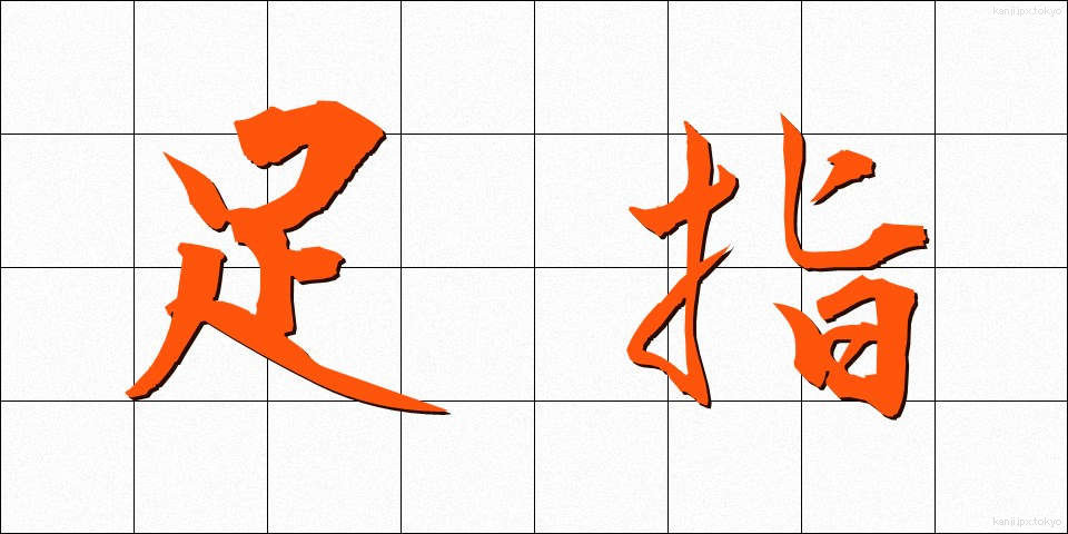 足指 (あしゆび)