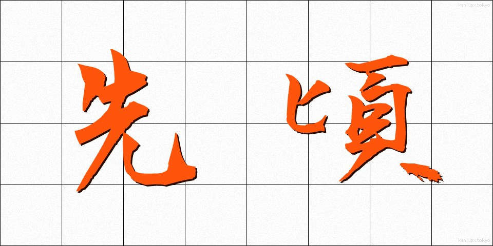 先頃 (さきごろ)
