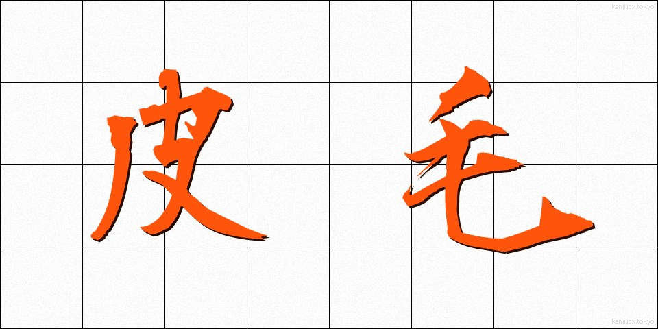 皮毛 (ひもう)