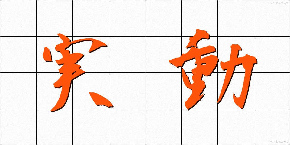 実動 (じつどう)