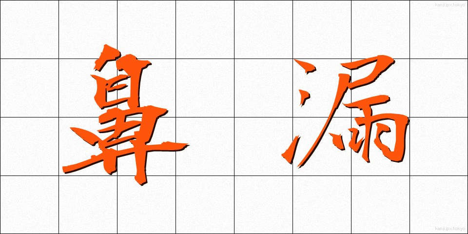 鼻漏 (びろう)