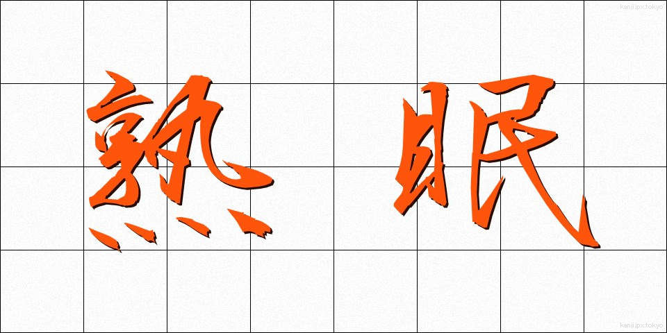 熟眠 (じゅくみん)