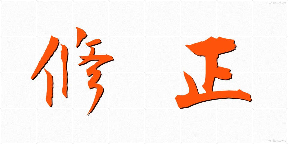 修正 (しゅうせい)