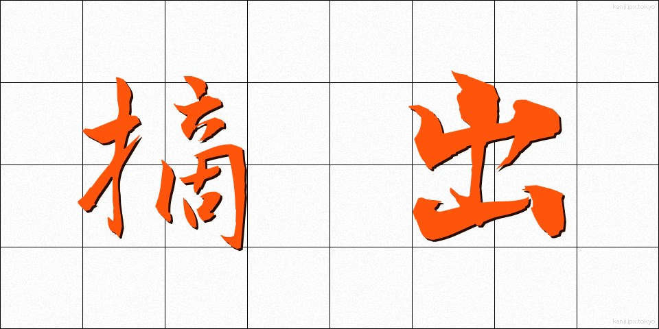 摘出 (てきしゅつ)