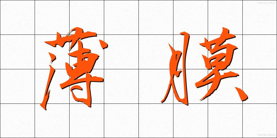 薄膜 (はくまく)