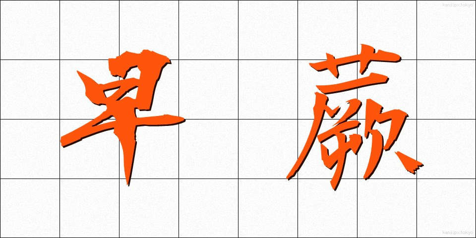 早蕨 (さわらび)