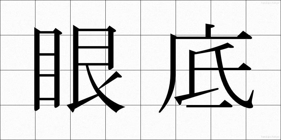 眼底 (がんてい)
