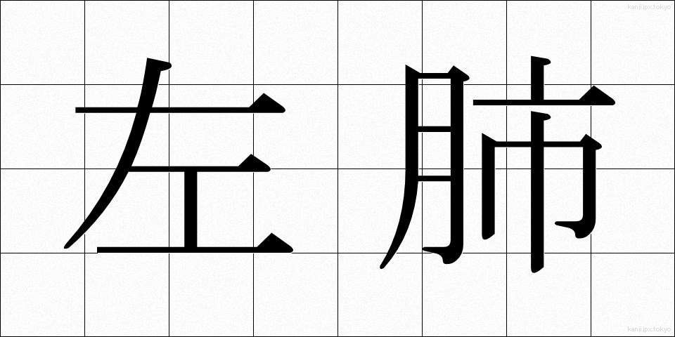 左肺 (さはい)