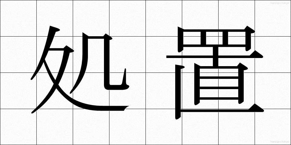 処置 (しょち)