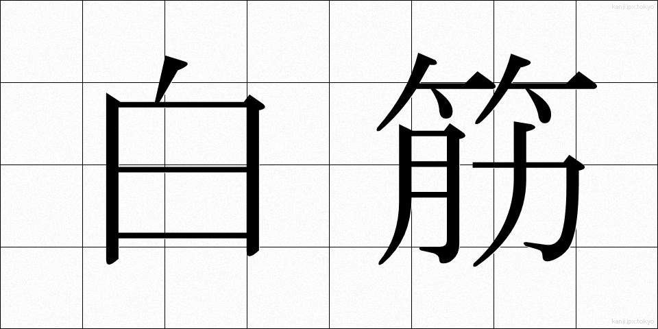 白筋 (しろすじ)