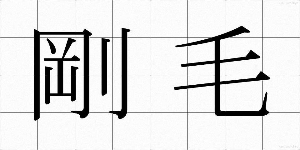 剛毛 (ごうもう)