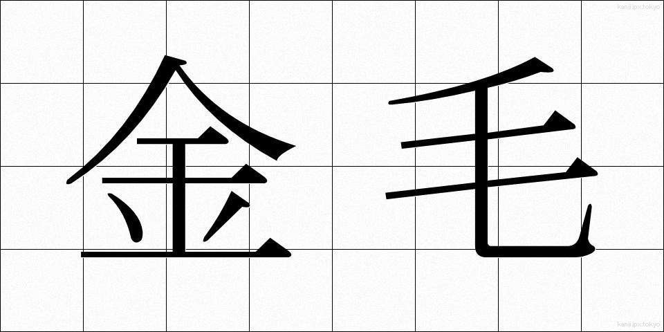 金毛 (きんもう)