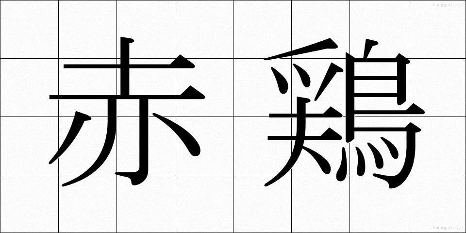 赤鶏 (あかどり)