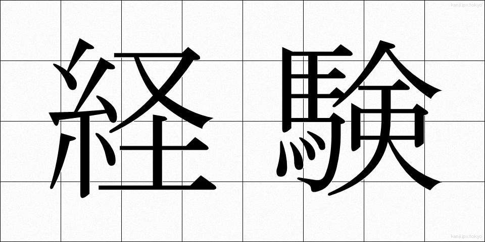 経験 (けいけん)