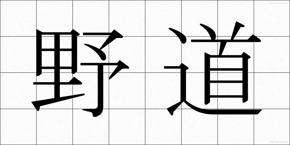 野道 (のみち)