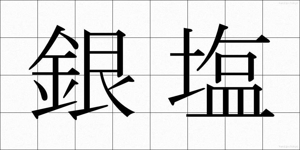 銀塩 (ぎんえん)