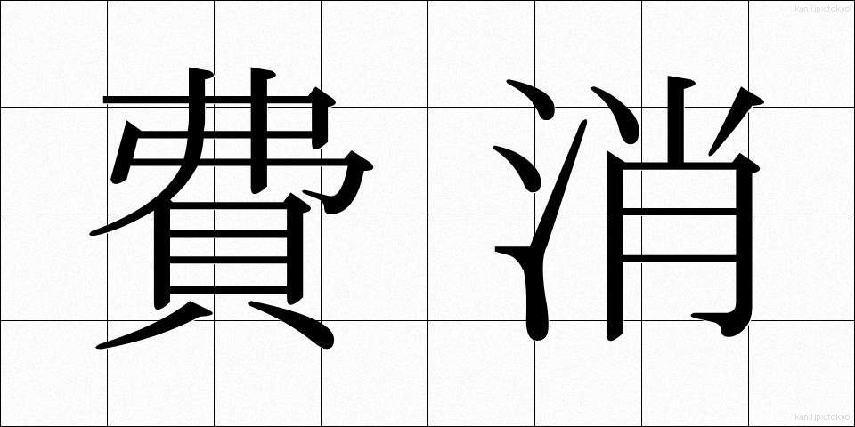 費消 (ひしょう)