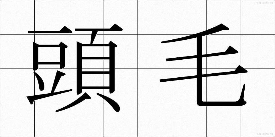 頭毛 (とうもう)
