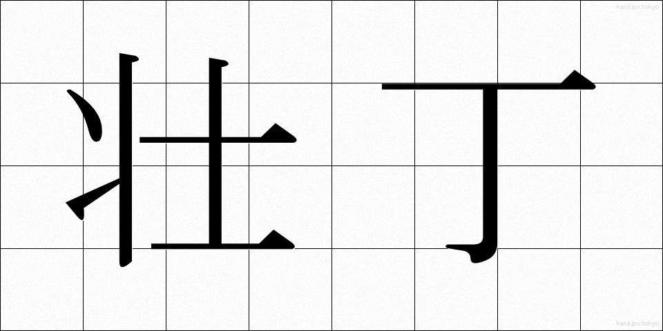 壮丁 (そうてい)