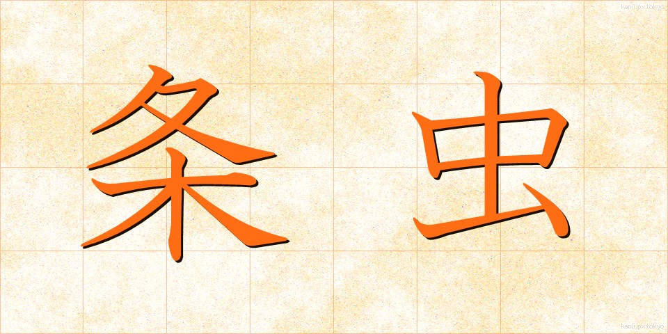 条虫 (じょうちゅう)