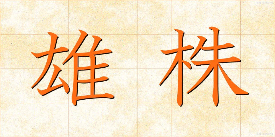 雄株 (ゆうかぶ)
