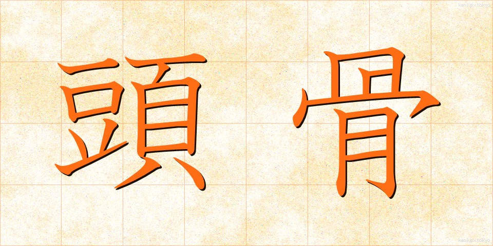 頭骨 (ずこつ)