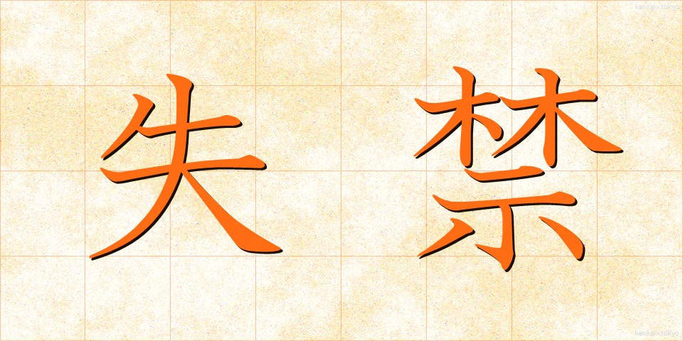 失禁 (しっきん)