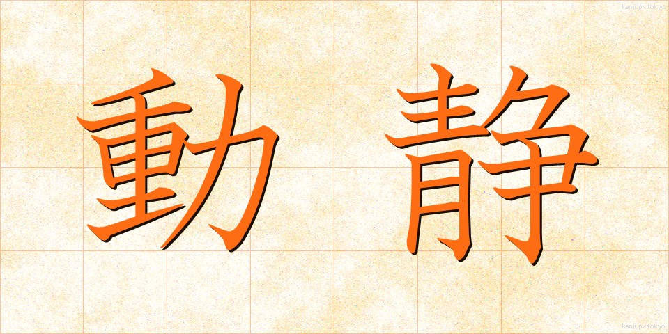 動静 (どうせい)