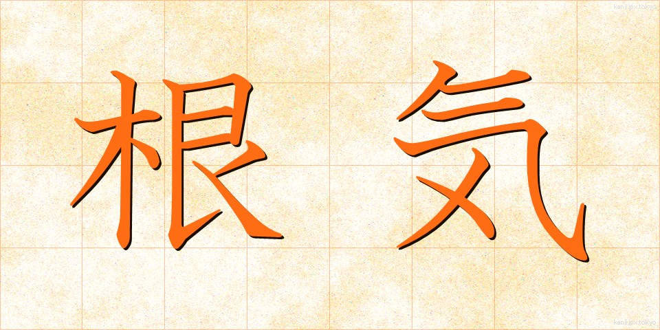 根気 (こんき)