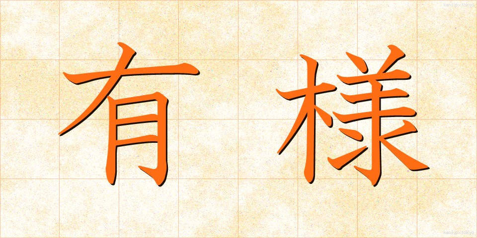 有様 (ありさま)