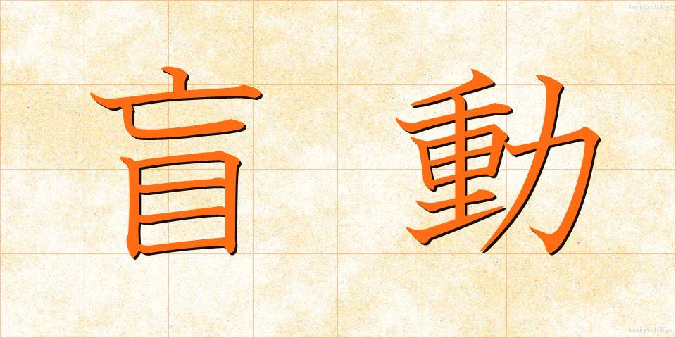 盲動 (もうどう)
