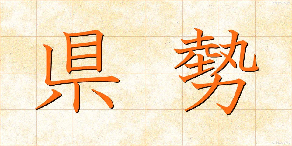 県勢 (けんせい)