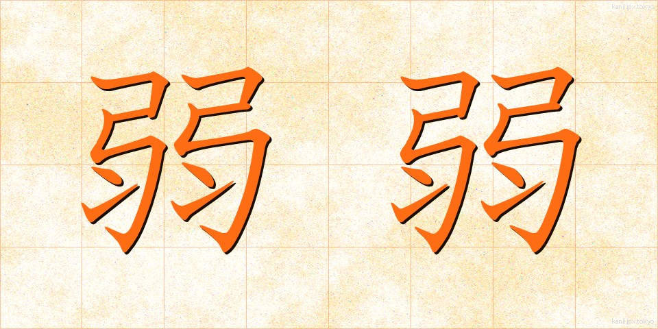 弱弱 (じゃくじゃく)