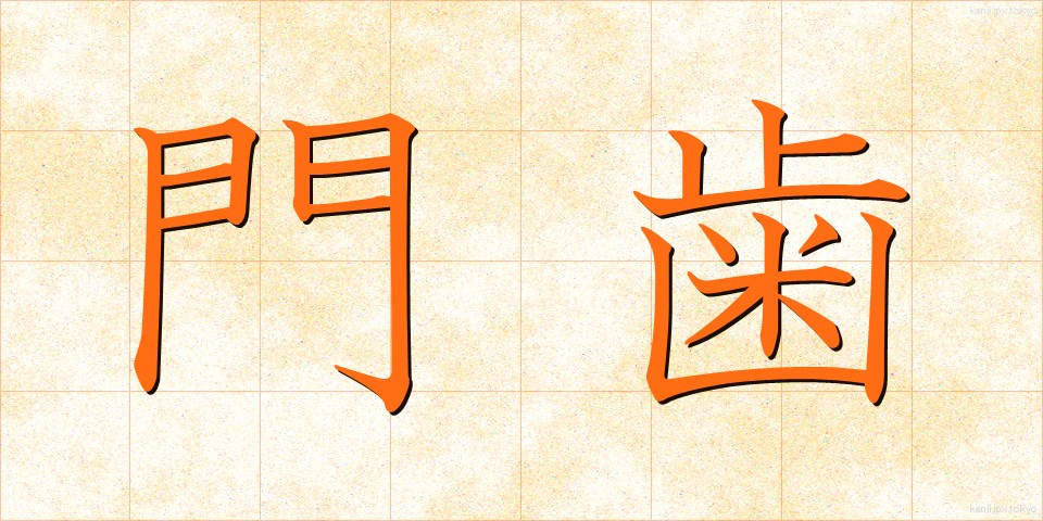 門歯 (もんし)