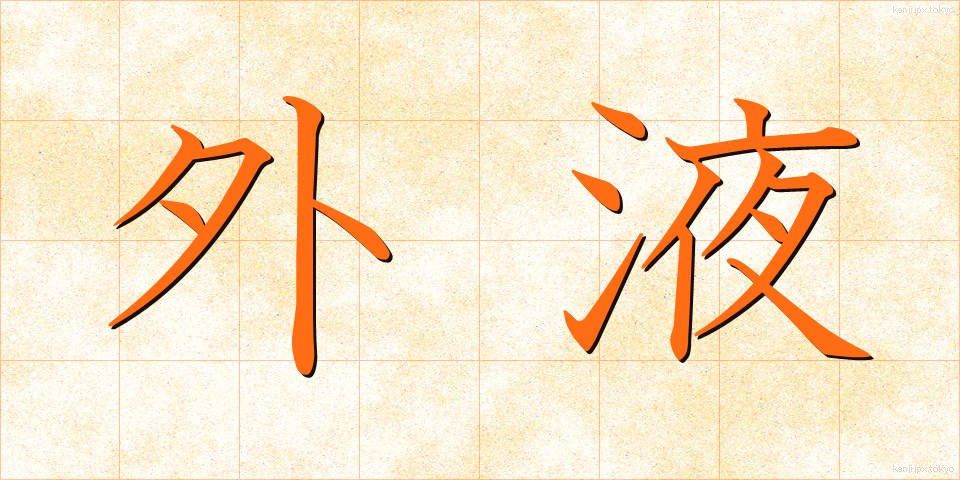 外液 (がいえき)