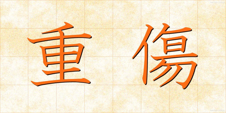 重傷 (じゅうしょう)
