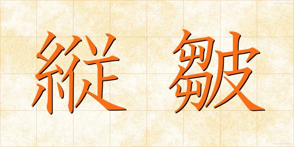 縦皺 (たてしわ)