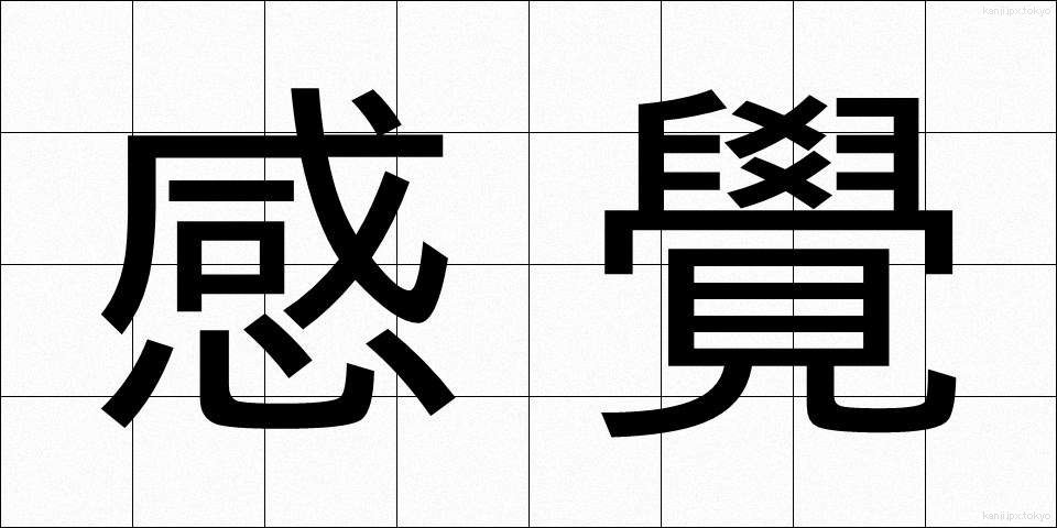 感覺 (かんかく)