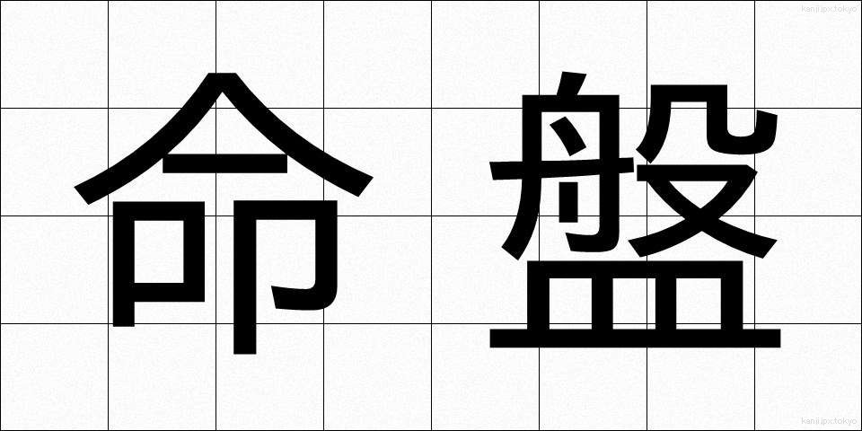 命盤 (めいばん)