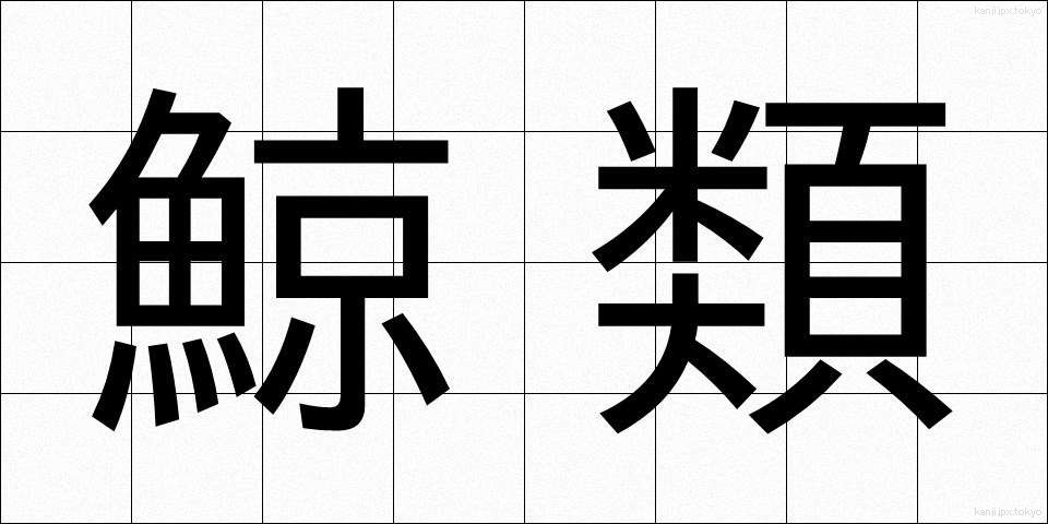鯨類 (くじらるい)
