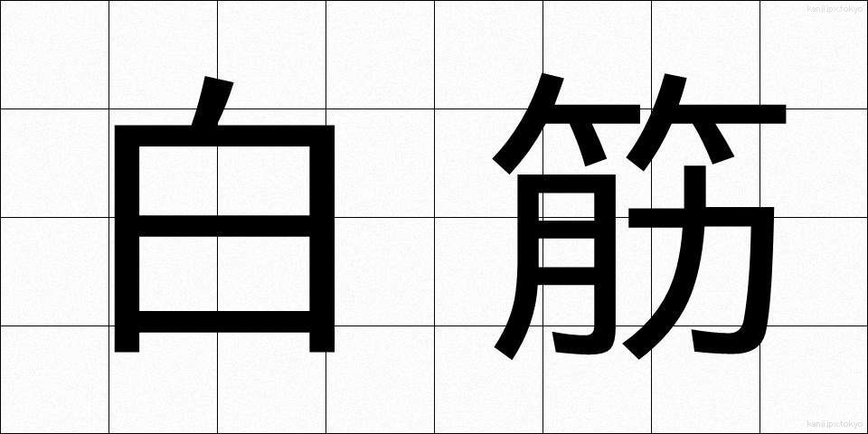 白筋 (しろすじ)