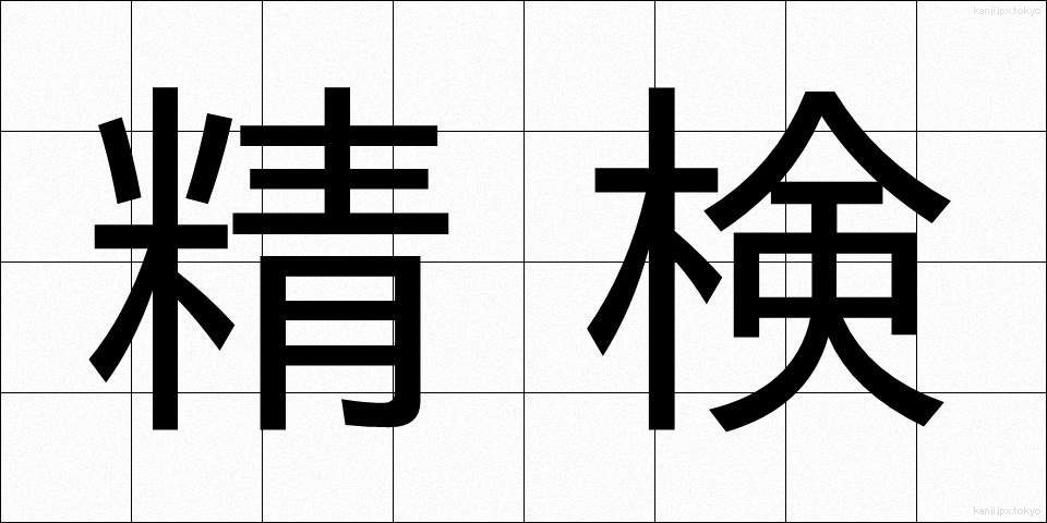 精検 (せいけん)