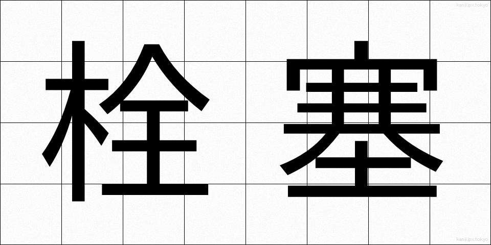 栓塞 (せんそく)