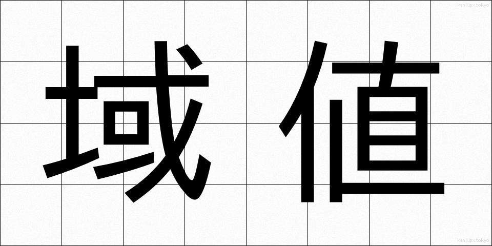 域値 (いきち)