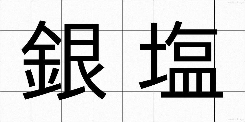 銀塩 (ぎんえん)