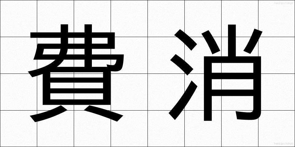 費消 (ひしょう)