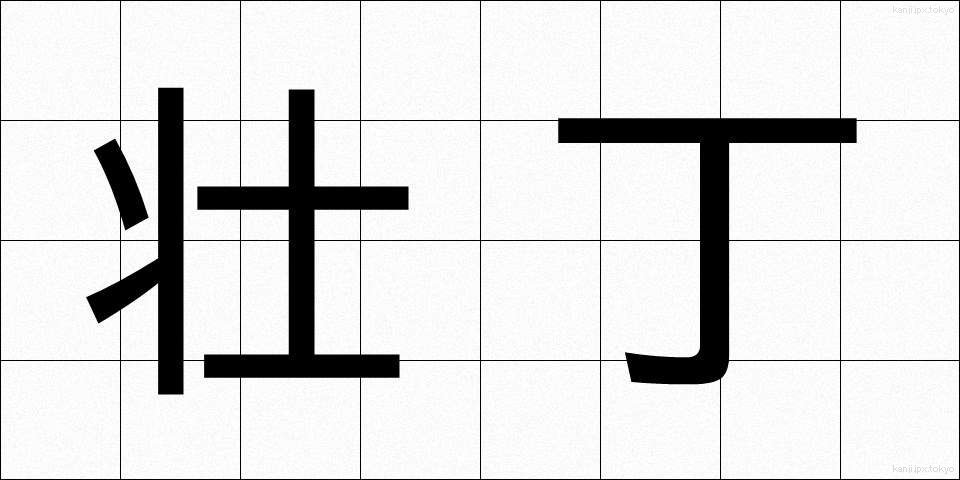 壮丁 (そうてい)