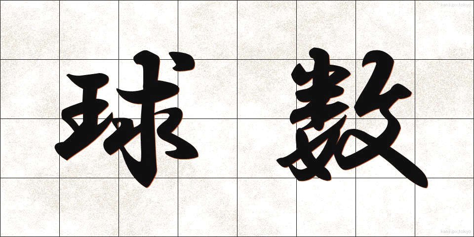 球数 (きゅうすう)
